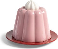 &K Amsterdam Lėkštė su dangčiu Pudding, raudonai-rožinė