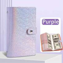 Portable Cash Envelope System Binder A6 Budget Planner with Pockets for Money Saving School and Office Use A3