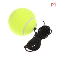 Portable Solo Tennis Trainer Rebound Tennis Ball With String Rope Self Tennis Practice Training Tool For Adults Kids Beginners yellow