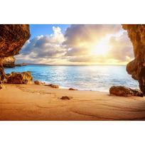 MOON.QG Tropical Ocean Beach Photography Backdrop Sunset Seaside Sands Waves Background Hawaii Summer Holiday Party Decor Props 120x80cm