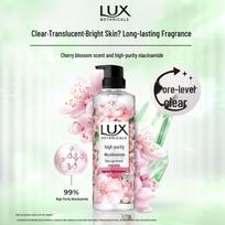 LUX Botanical Essential Oil Cherry Blossom & Niacinamide Shower Gel