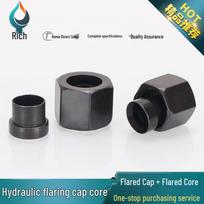 6-Piece Hydraulic Flaring Nut and Tube Expander Set for Copper Tubes 10x1 (Φ4)