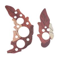 2 dalių akustinės gitaros Pickguard nuo įbrėžimų plokštelė mėgėjams as described įvairiaspalvis