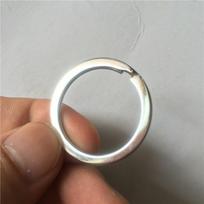 1vnt 32mm metalinis raktų laikiklis padalintas žiedas Unisex raktų pakabukas raktų pakabukas raktų pakabuko priedai