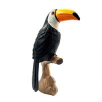Pasidaryk pats modeliavimo tukanas kakadu gyvūnas paukštis papūga figūrėlė namų dekoras miniatiūrinis pasakų sodo dekoravimo aksesuarai modernus  Toucan