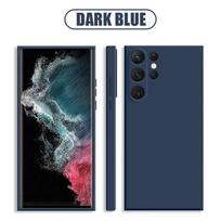 Plonas vientisos spalvos silikoninis dėklas Samsung Galaxy S25 S26 Ultra S24 FE S23 Plus S22 S21 A56 A36 A16 A55 A35 A25 A15 A54 A17 A37 A57 Samsung A56 5G tamsiai žalia spalva