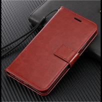Piniginė Flip knyga PU odinis dėklas ant korpuso, skirtas Xiaomi Redmi 8 8A Note 8 Pro 8T Note8T Note8 dangtelis, skirtas redmi Note 4 4X 5 Pro 6 6A 7 7A Note7 Minkštas dėklas Redmi 5 Plus ruda