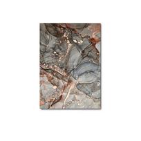 Abstrakčios auksinės folijos linijos Kavos drobės tapyba Šiuolaikiniai plakatai ir spaudiniai Sienų menas gyvenamojo kambario miegamojo namų dekoravimui 20x30cm balta