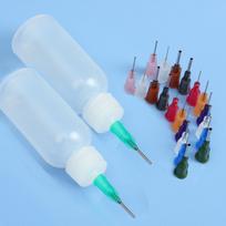 30 ml/50 ml permatomas polietileno adatų dozavimo butelis, skirtas kanifolijos litavimo pastai + 11 adatų įrankiai 30ml gray