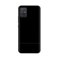 Silikoninis dėklas, skirtas Samsung Galaxy A51 Case A515f Soft TPU galinio dangtelio telefono dėklas, skirtas Samsung A71 A 71 A717f Coque smūgiams atsparus apvalkalas For Samsung A71 black
