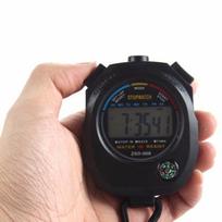 (Projector)Waterproof Digital LCD Stopwatch Chronograph Timer Counter Sports Alarm One Size juoda
