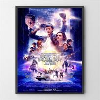 „Reay Player One“ Atkurkite filmų plakatus ir spaudinius Sienų dailė Dekoratyvinis paveikslas, drobės tapyba, skirta gyvenamojo kambario namų dekoravimui 21cm×30cm NoFrame