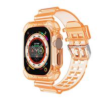 One-piece Watch Band  Replacement Strap Watchband Compatible For iwatch 8th Gen iwatch 49mm Transparent Band iWatch  49mm juoda