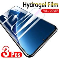 3 vnt. hidrogelio plėvelė, skirta Redmi Note 11 10 9 7 8 Pro Max lite 5G ekrano apsauga ant Redmi note 11S 10S 11T 9A 9C 8A 7 8T 9T iphone 11 gryna