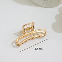 Madinga metalinė geometrinė plaukų segtukas drugelis vintažinis elegantiškas plaukų segtukas, skirtas merginoms galvos apdangalai Moteriški plaukų aksesuarai 4.5cm