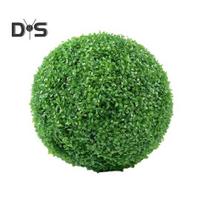 Dirbtinis augalas Topiary kamuoliukų dekoravimas Dirbtinis buksmedžio rutulys Atsparus UV spinduliams tikroviškas daugiasluoksnis lauko kieme prieangis sodas netikrų žalių lapų sfera 13cm B