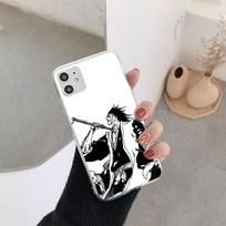 Anime Bleach Phone Case For iPhone SE 2020 SE3 2022 13 12 Mini 11 Pro 7 8 5 6 6S Plus X XR XS Max Silicone Transparent TPU Funda iPhone SE3 2022 white
