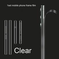 Šoninė plėvelė, skirta Samsung Galaxy S23 S24 Ultra Frame matinė itin plona apsauginė plėvelė S23 gryna