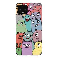 „Google Pixel 4 Case“, skirtas „Google Pixel 4 XL Case Pixel4 4XL Black Tpu Case“, mielas, juokingas Pixel 4 black