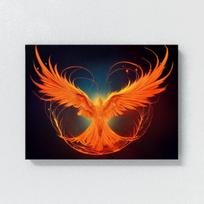 Fenikso plakatai ir atspaudai Kinų mitologinių gyvūnų sienų menas Paveikslas Drobės tapyba Modernus svetainės namų estetiškas dekoras 21x30cm No Framed