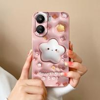 Naujas animacinio modelio dangtelis skirtas Xiaomi Redmi 12 13 13C K60 Ultra K70 Note 13 Pro Bumper Anti Drop Liquid Minkštas silikonas Pretty Phone Case Shell for Redmi Redmi Note 13 5G
