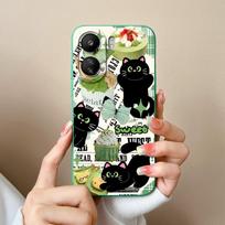 Naujas animacinio modelio dangtelis skirtas Xiaomi Redmi 12 13 13C K60 Ultra K70 Note 13 Pro Bumper Anti Drop Liquid Minkštas silikonas Pretty Phone Case Shell for Redmi Redmi Note 13 Pro 5G