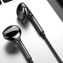 VAORLO 3.5MM Wired Earphones Dual Driving Sport Headset With HD Microphone Volume Control HiFi Stereo Sounds Quality Headphone juoda