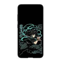 Telefono dėklas Samsung Galaxy S24 S23 iPhone 15 14 Xiaomi Redmi Note 13 12 11 8 10 9 Pro Max X XR OPPO A15 Huawei Demon Slayer Muichiro Tokito Dangtelis for OPPO A54S rausvai ruda