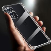 Suitable for Oneplus 9 case 5G 6.55  Thickened Airbag Shockproof Clear Soft 1+9 Phone Case Transparent Back Cover LE2111 LE2110 For Oneplus 9 gryna