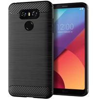 Minkštas silikoninis dėklas LG G6 Plus g6+ lgg6 Prabangus anglies pluošto dangtelis lgg6+ LG G6plus Smūgiams atsparūs matiniai dėklai Coque Fundas For LG G6 juoda