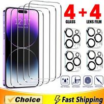 8-in-1 Tempered Glass for IPhone 15 13 11 12 14 Pro Max 13Mini 16 Pro Screen Protector for IPhone X XR XS MAX Camera Lens Glass iphone 11 gryna