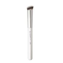 Apvalios galvutės maskuoklio šepetėlis su grybo formos kempinėle spuogams maskuoti ir dėmėms koreguoti - Sauso/šlapio dvigubo naudojimo 270 wooden handle concealer brush