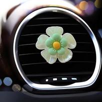 Car Air Creative Small Fresh Flowers freshener of Trend Clip Aromatherapy Decoration Car Ornament Car Odor Removal Perfume gray
