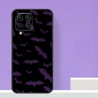 Helovino šikšnosparniai-vampyrai Samsung Galaxy M12 M32 M52 M14 M34 M54 M21 M51 M31 M30s M20 M15 M55 M13 M33 M53 dėklas Samsung M23 black