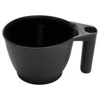1 Pcs Large Capacity Hair Colour Paste Mixing Bowl Professional Salon Hair Colouring Tools Hair Color Dye Tint Bowl juoda
