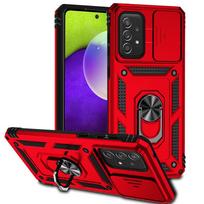 Dėklas Samsung Galaxy A13 A33 A53 5G, slankiojantis objektyvas, smūgiams atsparus šarvuotas magnetinis telefono dėklas Samsung A13 4G A 13 33 53 galinis dangtelis For Galaxy A13 4G raudona