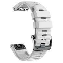 22 26MM Greito atleidimo EasyFit silikoninis laikrodžio apyrankės dirželis Garmin Fenix 6 6X Pro Fenix5 5X 3HR 935 945 apyrankė 26mm Fenix 5X 5XPlus balta