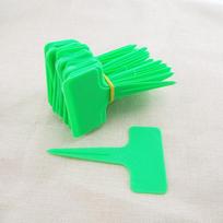 10cm plastikinės PVC augalų etiketės Žymekliai Gėlių vazonų žymekliai Ženklai Vandeniui atsparios etiketės žolelės gėlės augalas Sodo įrankiai reikmenys 10pcs žalia