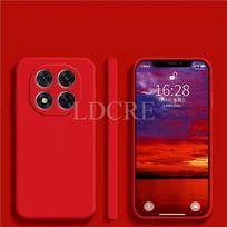 Xiaomi Redmi Note 14 Pro dėklas Skysto silikono apsauga Redmi Note 14 Pro dėklas TPU paprastas guminis dėklas Redmi Note 14 Pro dangtelis RedmiNote 14 ProPlus raudona