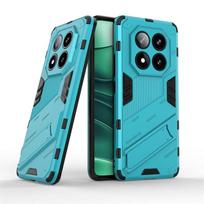 For Poco X7 Cover Case Xiaomi Poco X7 Capas Phone Back Shockproof Bumper Stander PC Lens Protective Holder Fundas Poco X7 PocoX7 For Poco X7 mėlyna