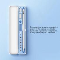 Portable For Apple Pencil 2 1 Case Storage Box Pouch Pen Holder Stylus Cover For Apple Ipad Pencil 1St 2Nd Gen Plastic Cases mėlyna