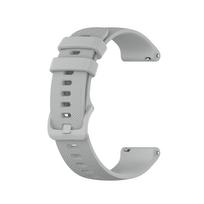 20 mm silikoninis dirželis, skirtas „Garmin Venu“ / „Venu SQ“ / „Forerunner 245“ laikrodžio juostos išmaniojo laikrodžio apyrankė, skirta „Xiaomi Huami Amazfit Bip S/Bip U“ 20mm pilka spalva