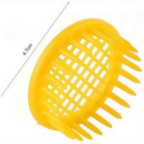 Plastikinis adatos tipo apskritas karalienės narvelis bitininkystei Pažymėtas karalienės narvelis Adatos durtas plastikinis apskritas bitininkystės karalienės narvelis Color random