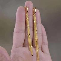 Super Fairy Sequin Tassel Ear Cuff Metal Earrings Korean Fashion Trend