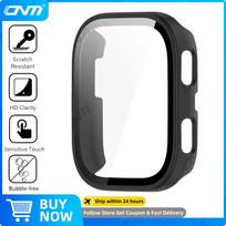 Stiklas+Dėklas Amazfit Bip 6 Grūdintas Stiklas Ekrano Apsauga & Kietas PC Apsauginis Bamperis Amazfit Bip6 Priedams for Amazfit Bip 6