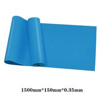 Yoga Pilates Resistance Band Long Training Stretch Bands for Physical Therapy Lower Body Home Gym Strength Elastic Exercise Band 28LB mėlyna