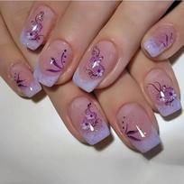 French Pattern Press-on Nails