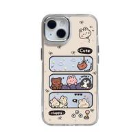 Skaidrus telefono dėklas iPhone 11 12 13 iPhone 13 14 15 Pro 15 16 Pro Max Samsung A15 A16 A25 A26 A55 A56 S25 S24 S22 S23 Ultra S25 Edge iPhone 11 gryna