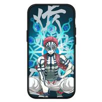 Dėklas iPhone 17 16 15 Xiaomi Poco Redmi Note 14 13 12 Pro Max 9 16e Samsung Galaxy S25 S24 S23 OPPO Huawei Animacinis Demon Slayer Akaza Telefono dėklas for Samsung Galaxy A04S aero