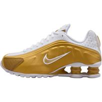 Nike Shox R4 GS Metalinis auksas Vaikų sportbačiai Balti CW2626-700 38.5